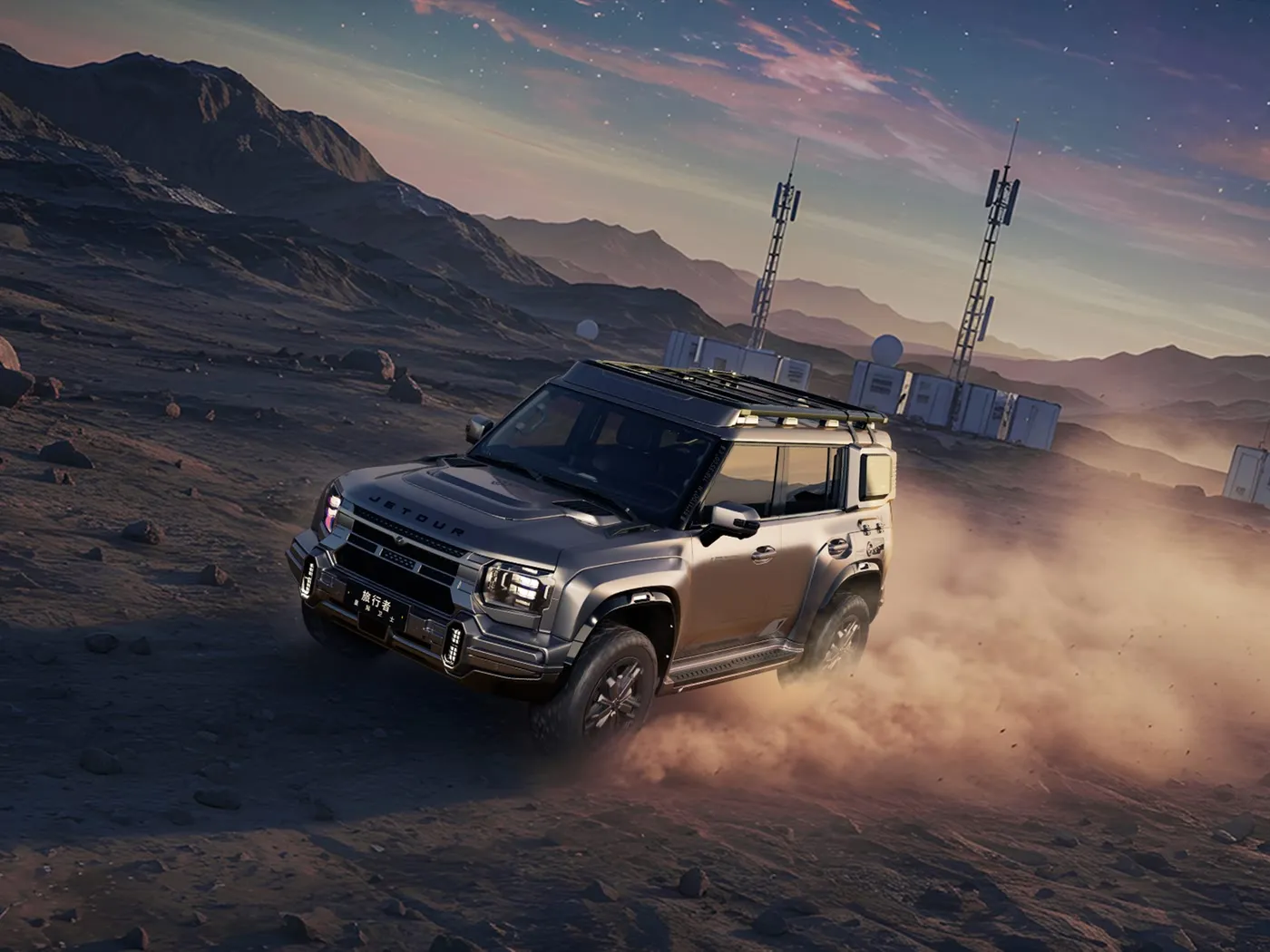 Jetour Traveler SUV me madhësi të mesme me shpejtësi të lartë 2.0T Automatik Majtas Turbo Lëkurë Euro VI Gaz Alumini Aliazh i ri