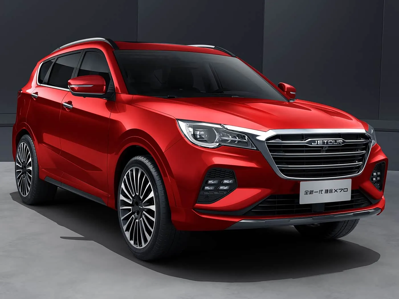 Krejt e re Chery Jetour X70 SUV Automatic Drive Raft çati prej aliazhi me emisione Euro VI Sedilje lëkure për kamerën e pasme