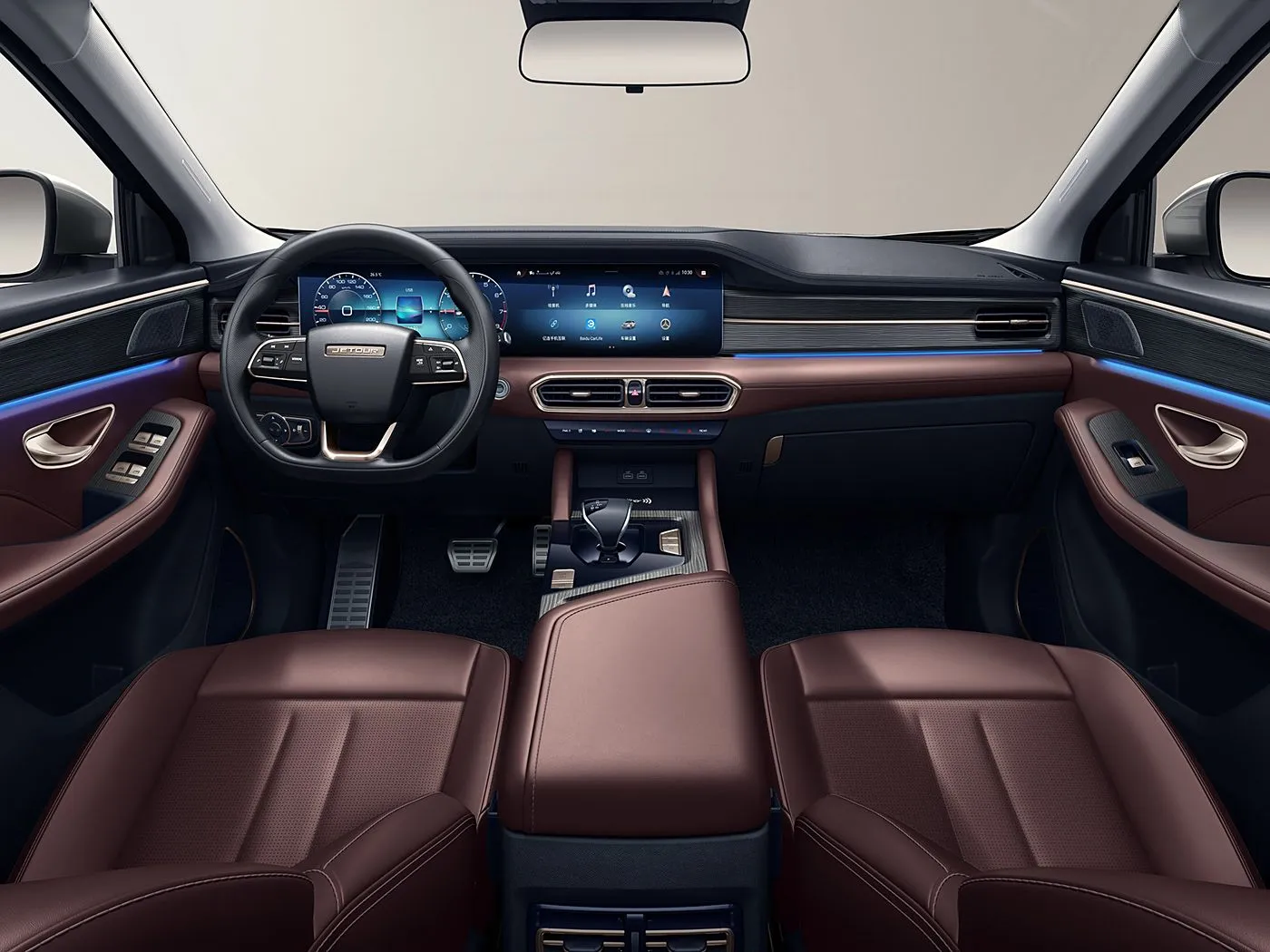 Krejt e re Chery Jetour X90 PLUS SUV Automatic Drive sedilje lëkure me raft çati prej aliazhi Euro VI
