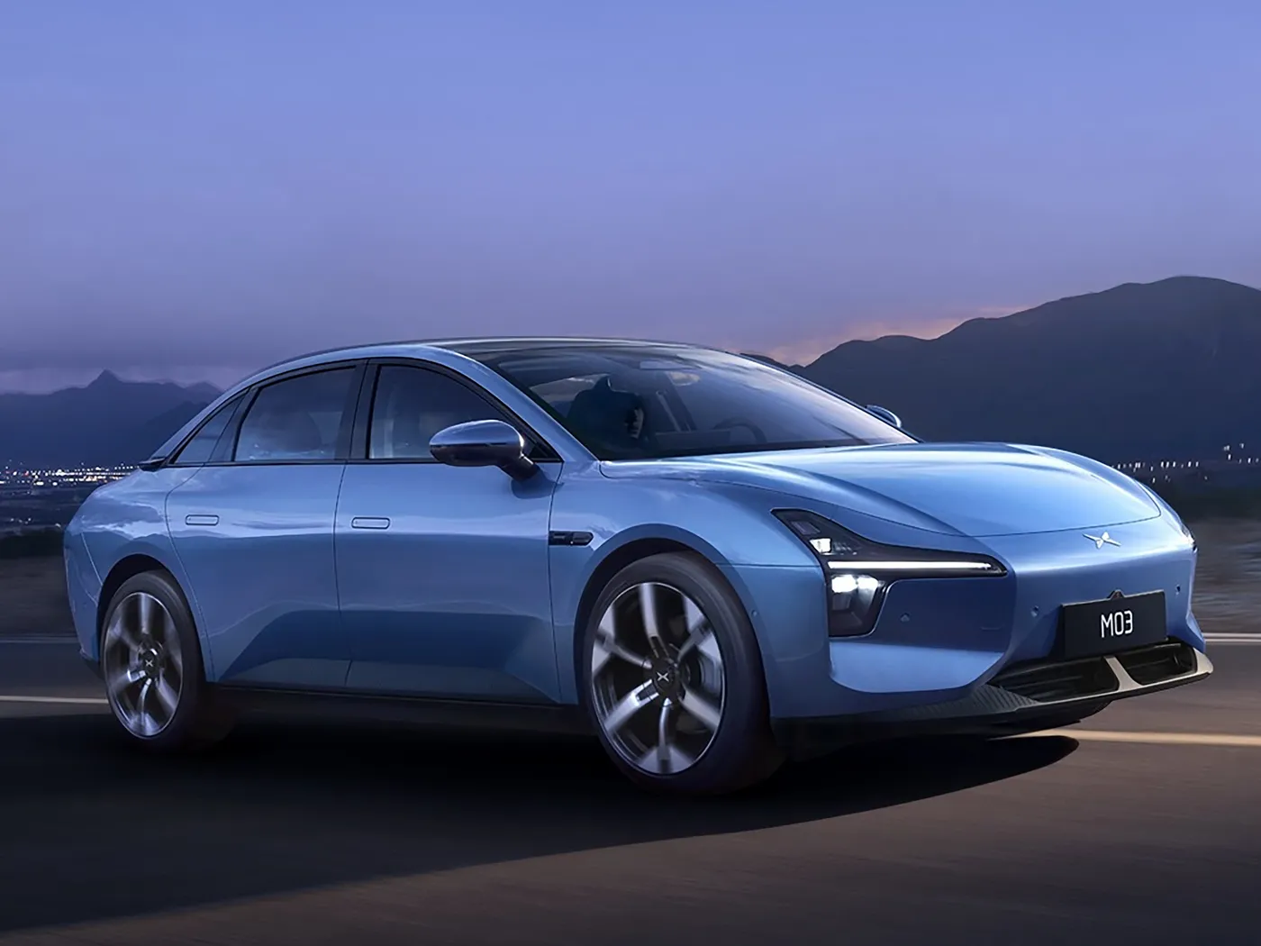 Xiaopeng 2025 Mona M03 Sedan Elektrik me rreze të gjatë 515 km Automjet me energji të re SUV dhe bateri litium EV Hatchback