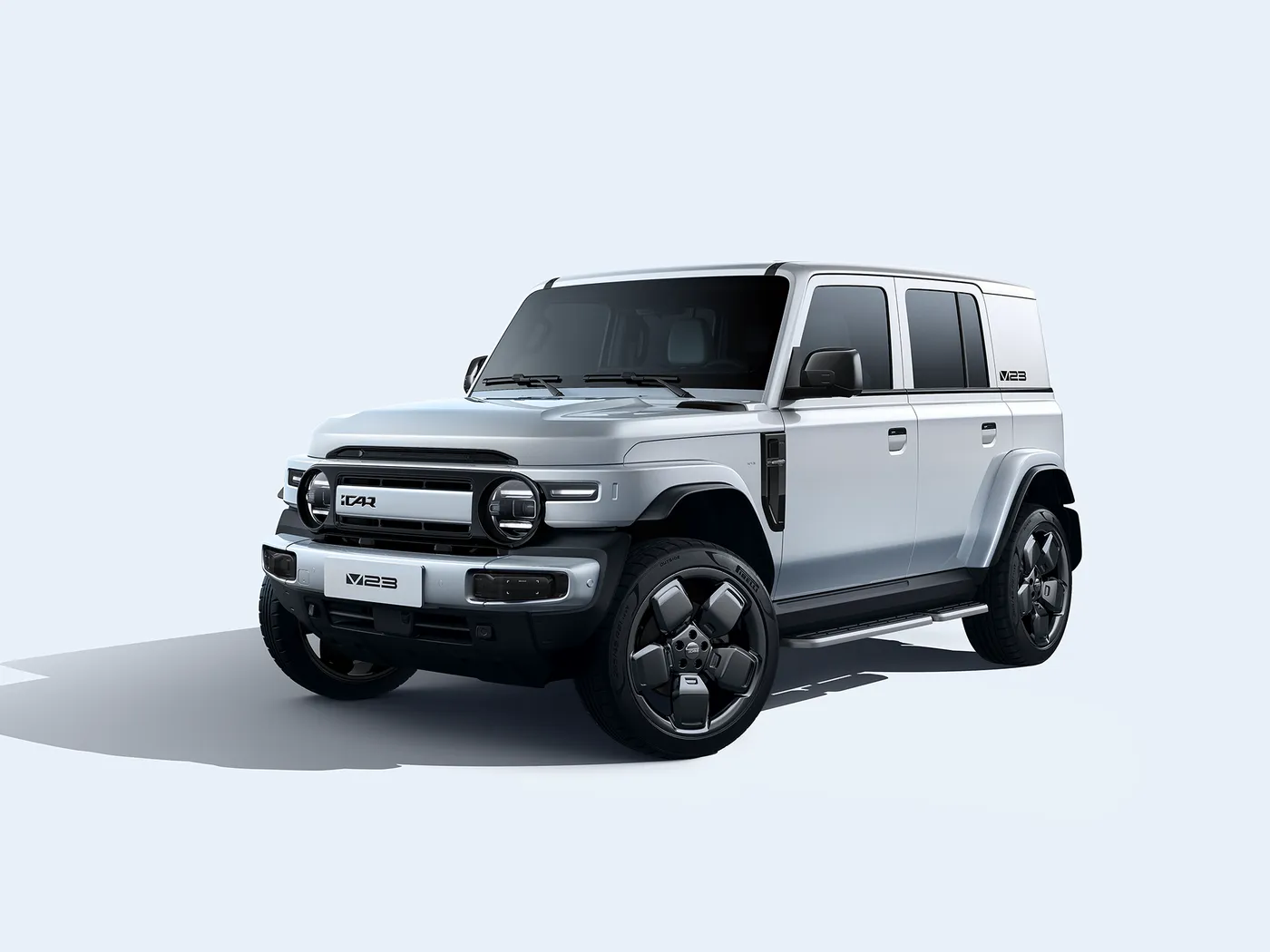 Chery ICar V23 EEC Mini SUV Hibrid Elektrik me shpejtësi të lartë me shpejtësi të lartë 4WD Bateri litiumi jashtë rrugës Timoni i majtë Automjet me energji të re