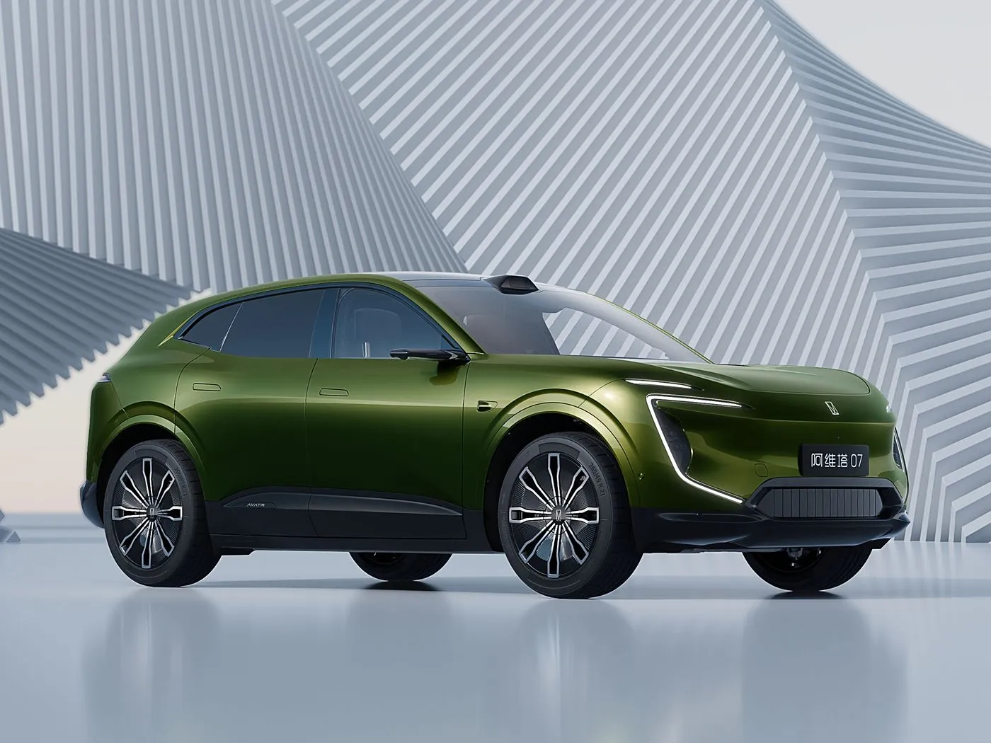 Avita 07 Pure Electric/Range Zgjerues SUV Përvojë moderne e vozitjes elektrike me automjet për teknologjinë Huawei ADS 3.0 me energji të re