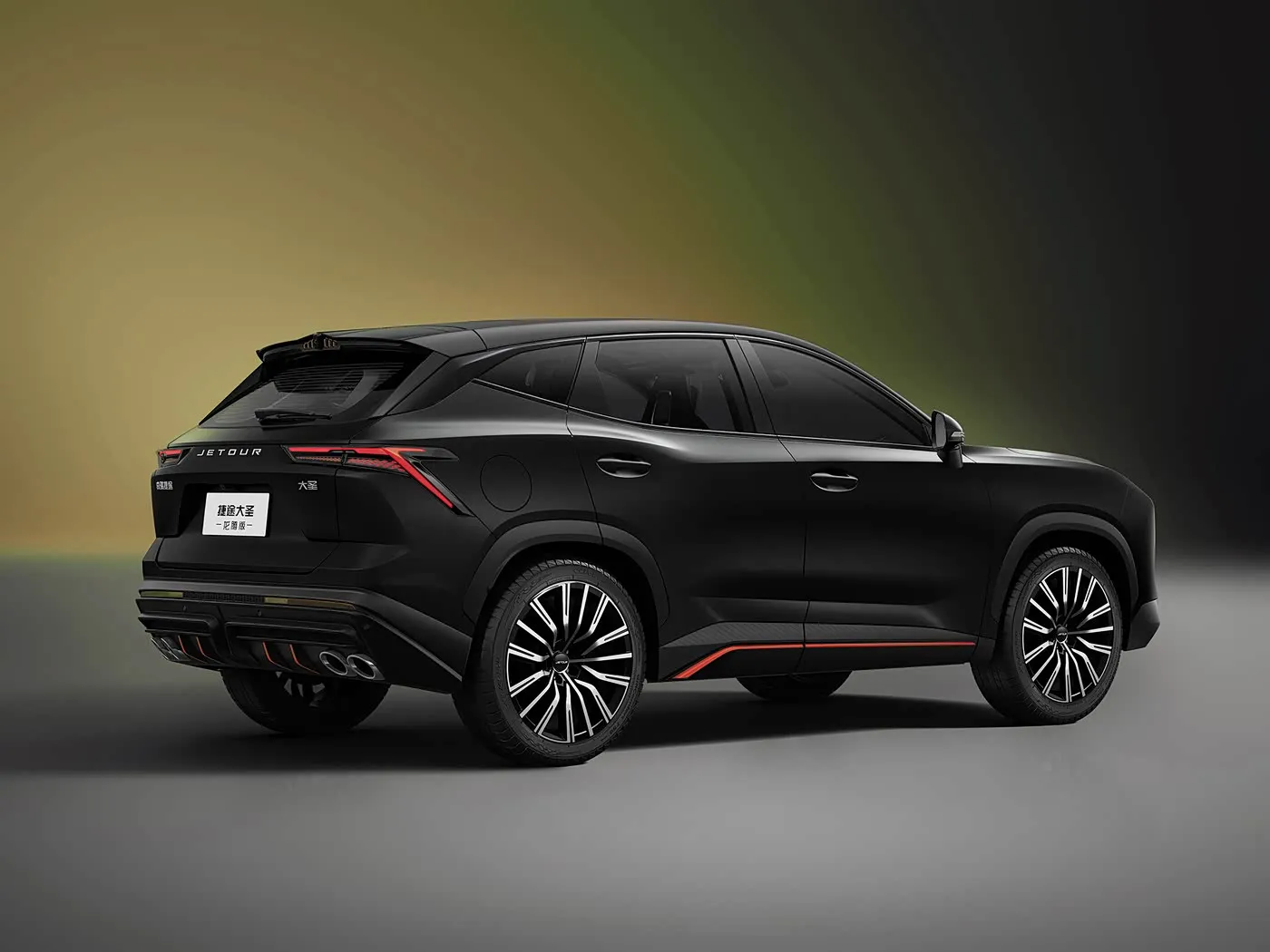 Jetour T2 SUV Hybrid Version Euro VI e re Drita e mbërritjes së re Turbo ACC Automatic Gearbox Lëkurë Timoni majtas