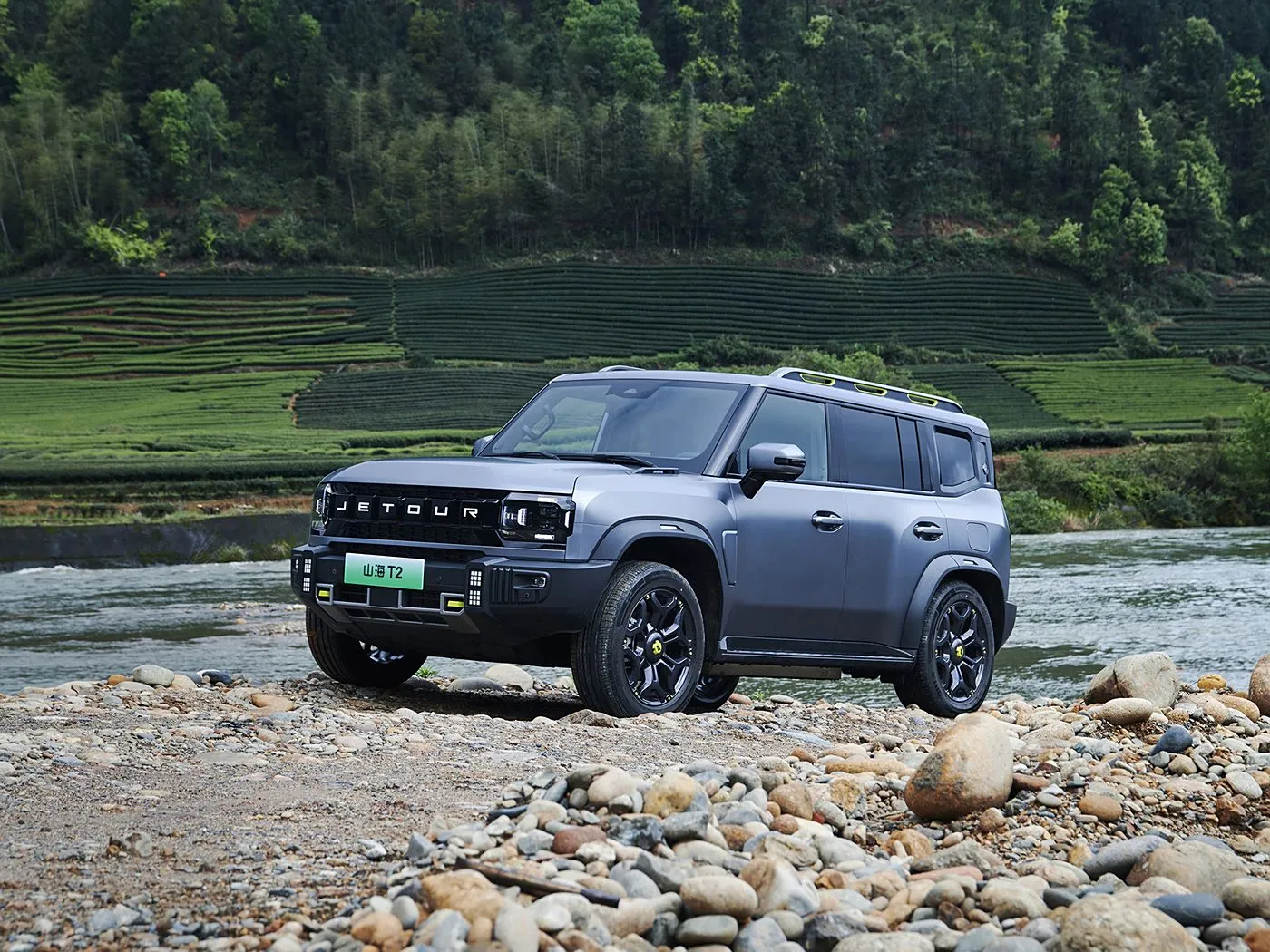 Jetour T2 SUV Hybrid Version Euro VI e re Drita e mbërritjes së re Turbo ACC Automatic Gearbox Lëkurë Timoni majtas