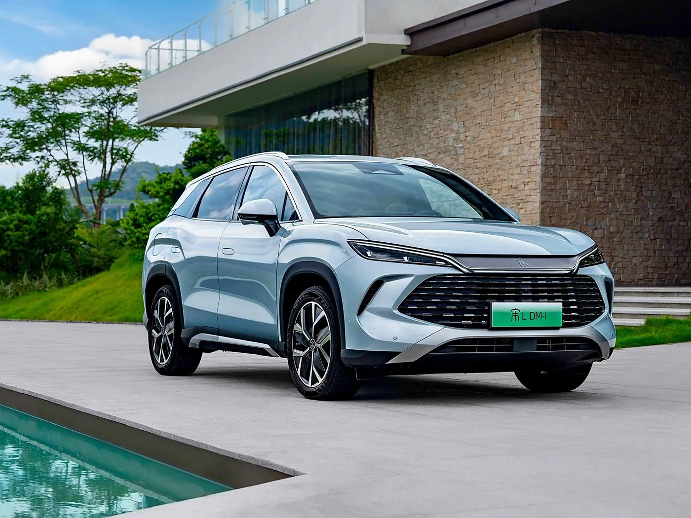 BYD Song L DM-i Kompakt PHEV SUV me rreze të gjatë automjeti me energji të re me shpejtësi të lartë DiPilot 2.0 Sedilje me ngrohje Kamera panoramike 360°