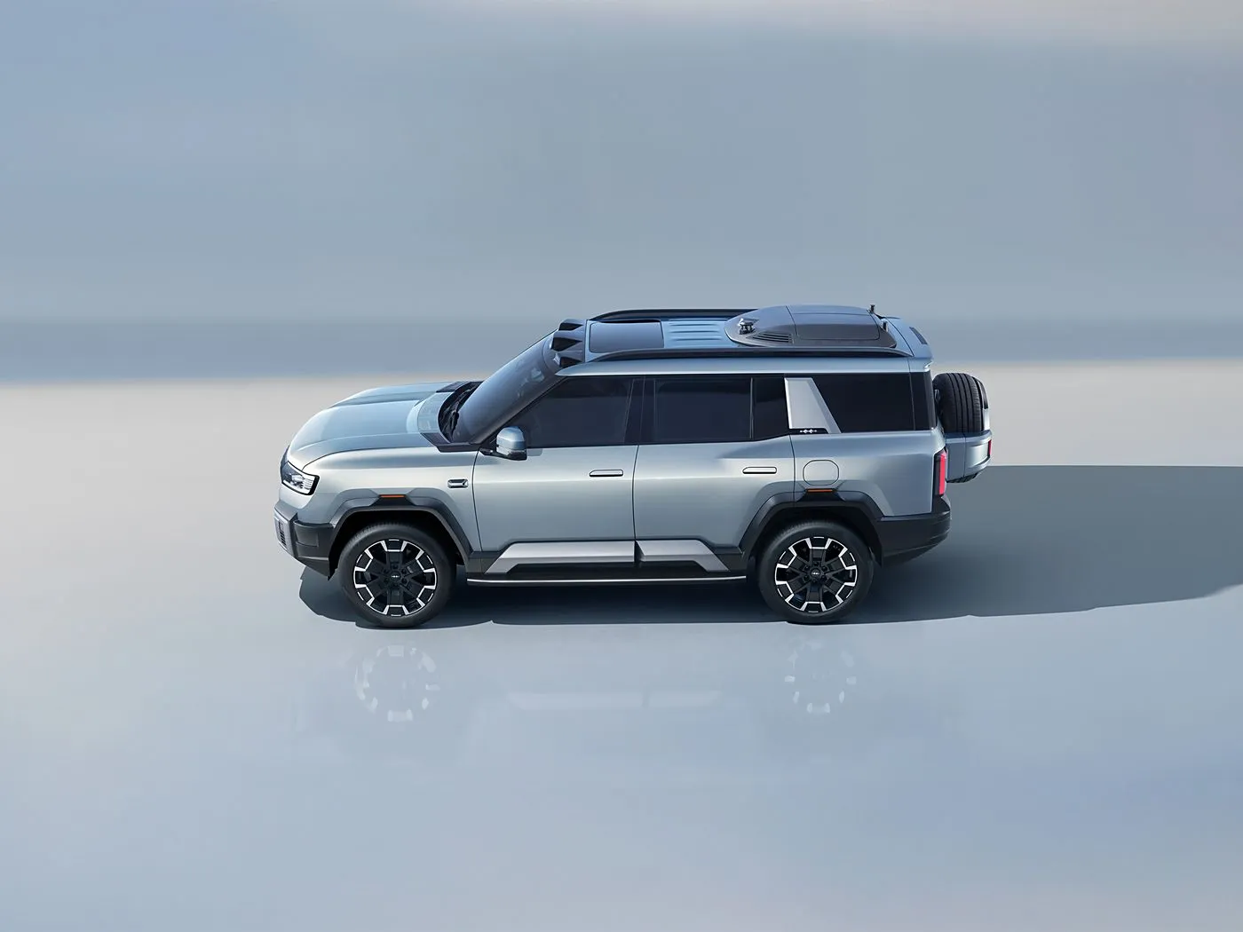 BYD Leopard 8 Luksoze PHEV SUV 505HP SUV e avancuar jashtë rrugës 2.0T SUV hibrid elektrike plug-in me teknologjinë e shasisë në re